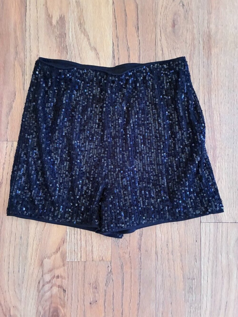 Girls Black Sequin Dance Performance Shorts Approx. Size 10 (See Sizing Details)
